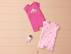 2 baby playsuits