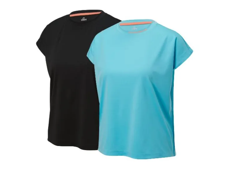2 dames sportshirts