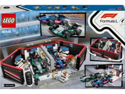 60444 F1® garage met Mercedes-AMG en Alpine auto's