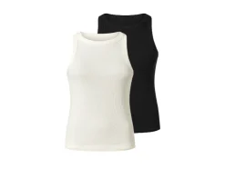 2 Geribde dames tops