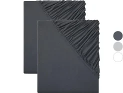 2 jersey hoeslakens 140-160 x 200 cm