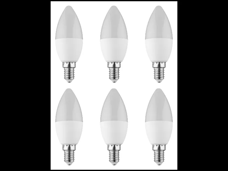 6 LED-lampen