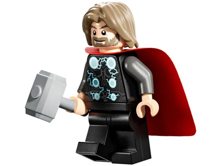 76313 MARVEL logo en minifiguren