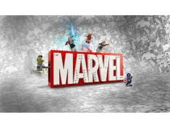 76313 MARVEL logo en minifiguren