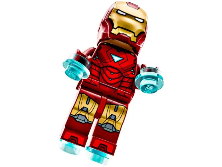 76313 MARVEL logo en minifiguren