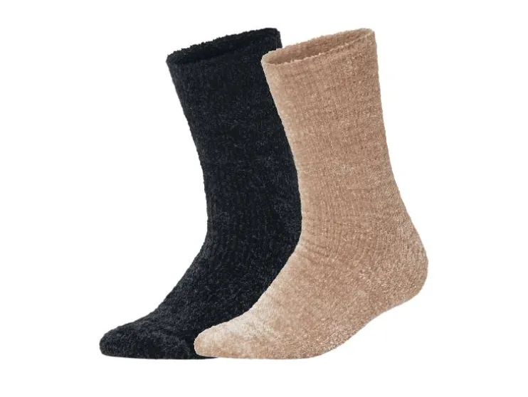 2 Paar dames huissokken