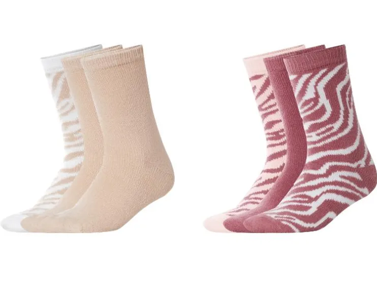 3 Paar dames huissokken