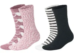 2 Paar dames huissokken