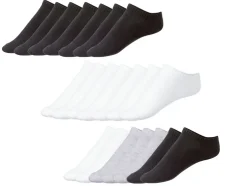 7 paar dames sneakersokken