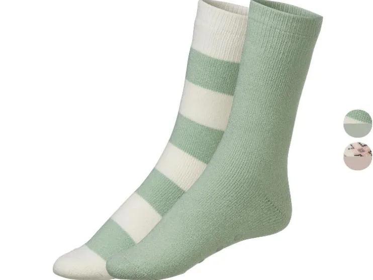 2 paar dames thermosokken