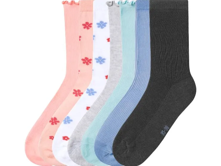 7 Paar kinder sokken