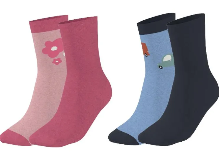 2 Paar kinder sokken