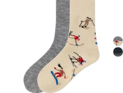 2 paar kinder thermosokken