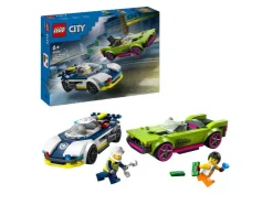 60415 Politiewagen en snelle autoachtervolging