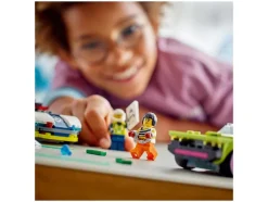 60415 Politiewagen en snelle autoachtervolging