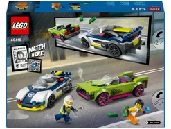 60415 Politiewagen en snelle autoachtervolging