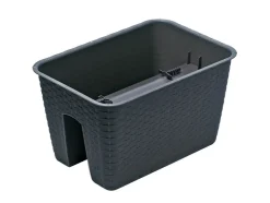 3 railing bloempotten