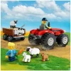 60461 Rode Boerderij Tractor met Aanhanger en Schapen