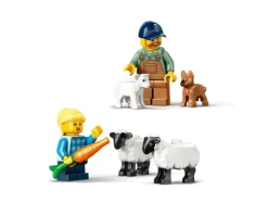 60461 Rode Boerderij Tractor met Aanhanger en Schapen