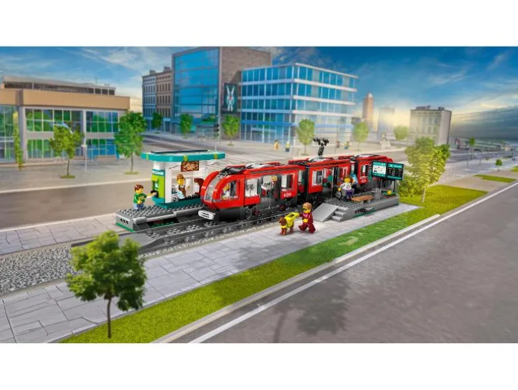 60423 Stadstram en station