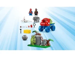 11199 Team Spidey reddingsmissie met dinotruck