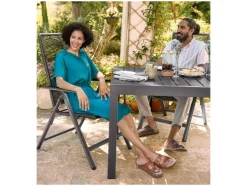 2 verstelbare tuinstoelen Miami