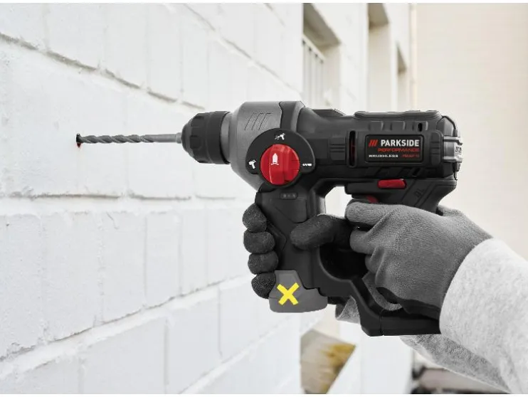 Accu-boorhamer 12 V zonder accu en lader