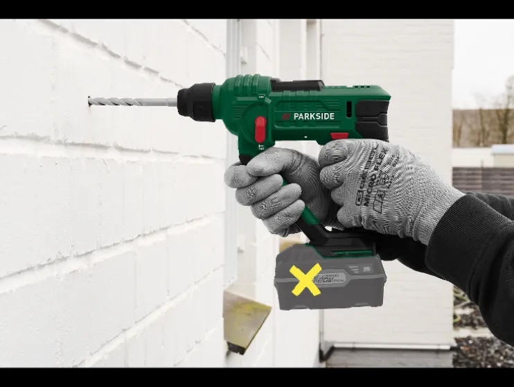 Accu-boorhamer 20 V zonder accu en lader