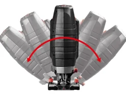 Accu-decoupeerzaag 20 V met 4 Ah accu en 4,5 A lader