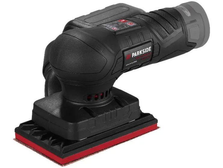 Accu-excentrische schuurmachine of -vlakschuurmachine 12 V zonder accu en lader