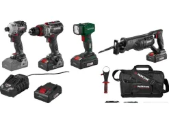 Accu-gereedschapset 20 V met 2 accu's en oplader