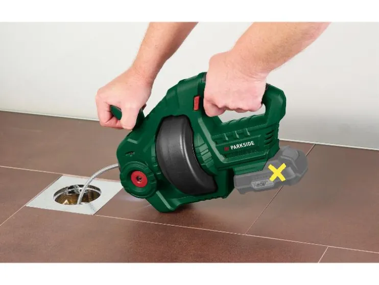 Accu-gootsteenontstopper 20 V zonder accu en lader