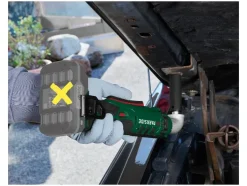 Accu-haakse slagmoersleutel 20 V zonder accu en lader