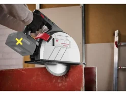 Accu-metaalcirkelzaag 20 V zonder accu en lader