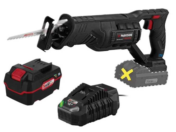 Accu-reciprozaag 20 V met accu en lader