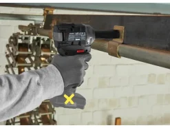 Accu-slagmoersleutel 1/2" 12 V zonder accu en lader