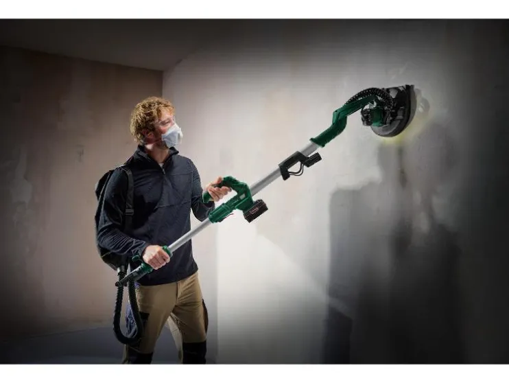 Accu-wand- en plafondschuurmachine 20 V zonder accu en lader