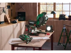 Afkortzaag met verstekfunctie 2000 W - zaagblad 254 mm