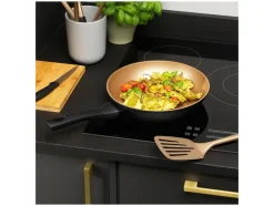 Aluminium braadpan Opulence collectie zwart/goud