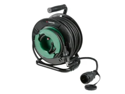 Apparaattrommel / kabelhaspel met kabelgeleiding