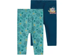 Baby leggings, 2 stuks, met hoog bio-katoengehalte
