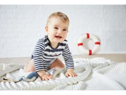 Baby romper, 2 stuks, met kruisknopen