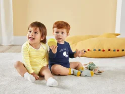 Babymeisjes rompertjes, 5 stuks, van zuivere bio-katoen