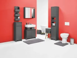 Badkamerkast met wasmand Oslo