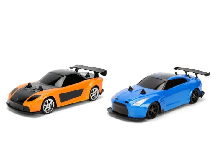 Bestuurbare auto's Fast & Furious Drift Twin Pack 1:24