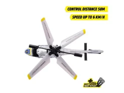 Bestuurbare politiehelikopter