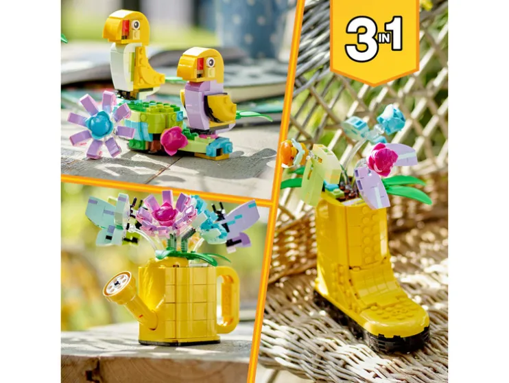 Bloemen in gieter 31149