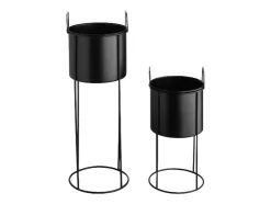 Bloempotset met standaard