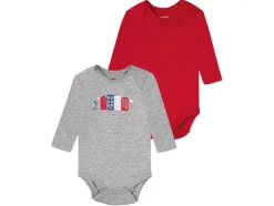 Body's voor babyjongens, set van 2, van bio-katoen