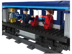 Bouwstenen set trein